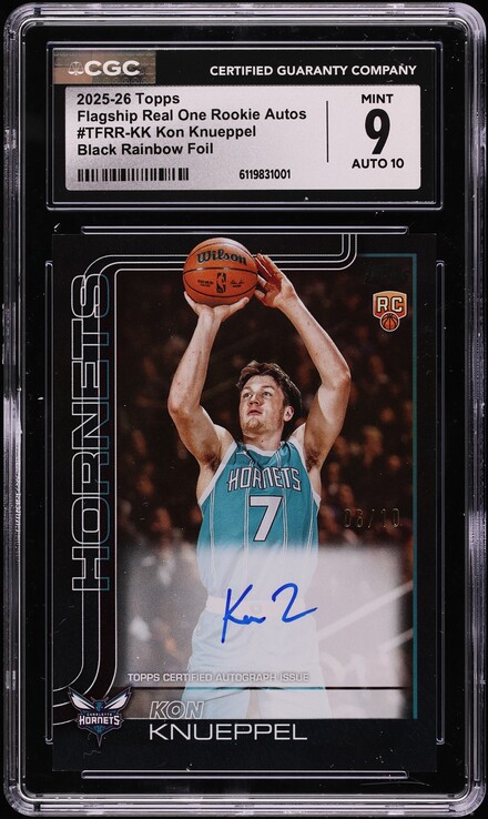 2025 Topps Flagship Real One Foilfractor Cooper Flagg ROOKIE PATCH