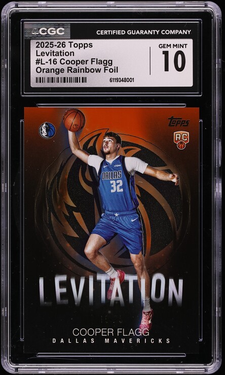 2025 Topps Flagship Real One Foilfractor Cooper Flagg ROOKIE PATCH