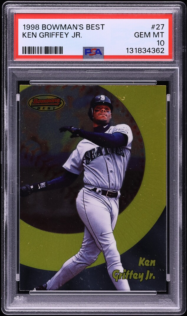 1998 Bowman's Best Ken Griffey Jr. #27 PSA 10 GEM MINT
