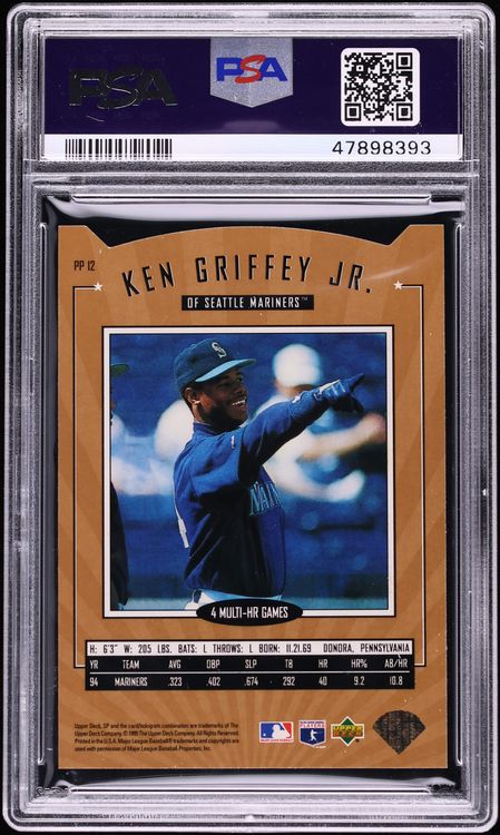 1995 SP Platinum Power Ken Griffey Jr. #PP12 PSA 9 MINT