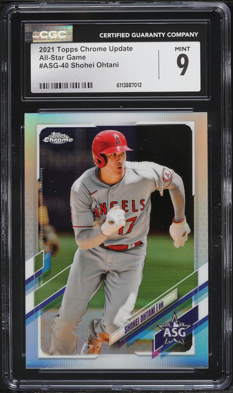 2021 Topps Chrome Update All-Star Game Shohei Ohtani #ASG40 PSA 10