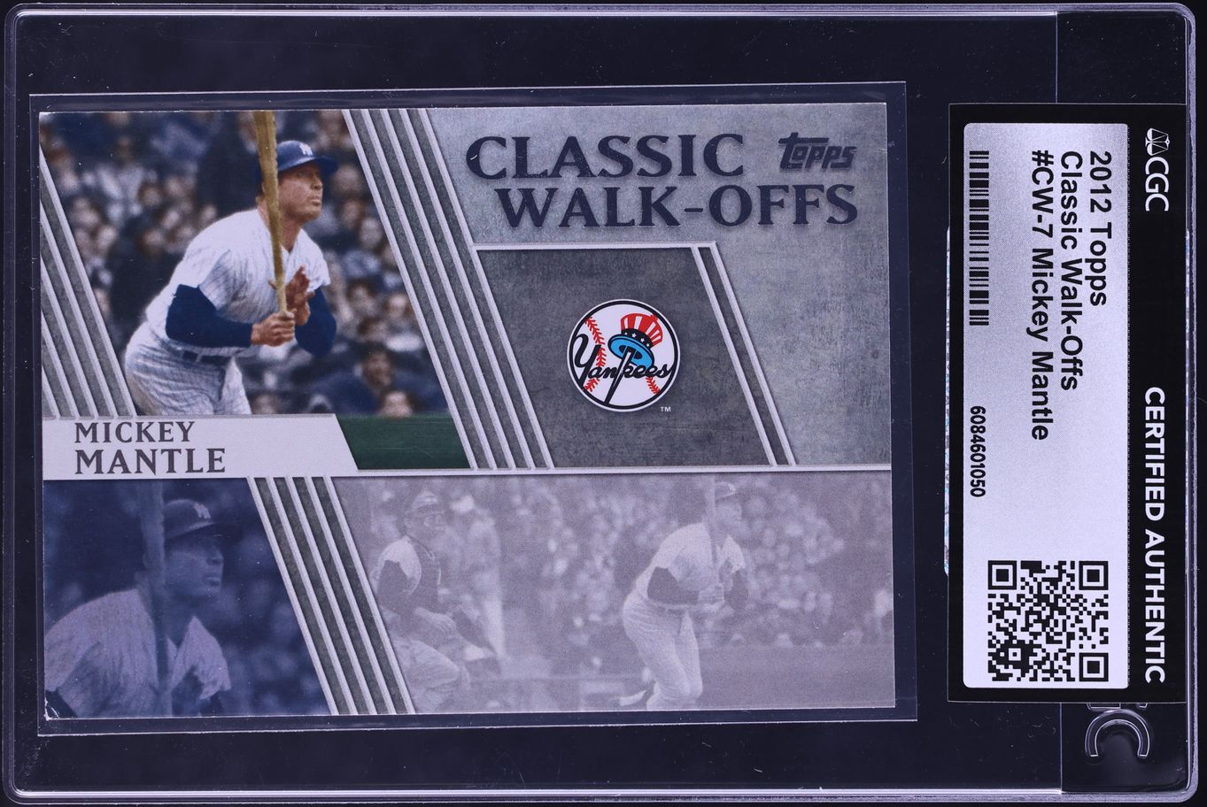 2012 Topps Classic Walk-Offs Mickey Mantle #CW-7 CGC AUTH