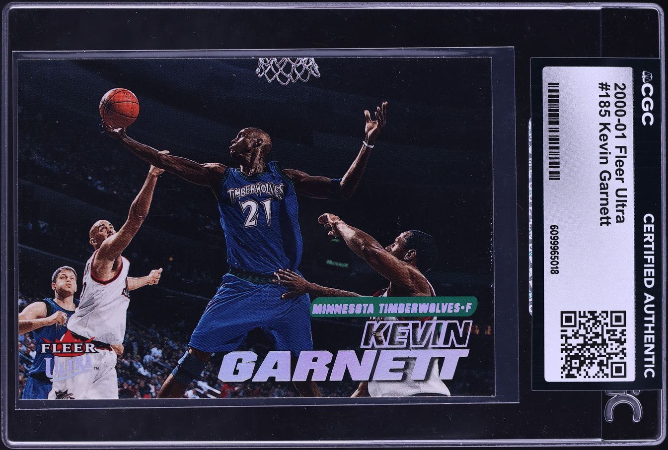 2000 Ultra Basketball Kevin Garnett #185 CGC AUTH