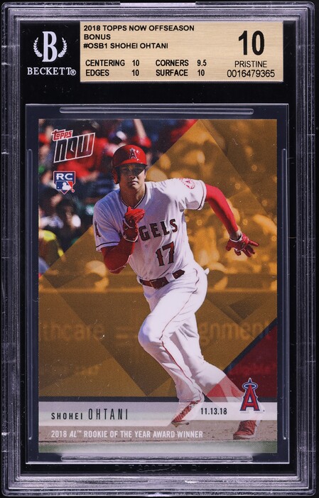 2018 Bowman Platinum With Glove Purple Shohei Ohtani ROOKIE /250