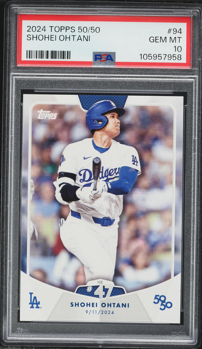 2024 Topps 50/50 Shohei Ohtani #94 PSA 10 GEM MINT
