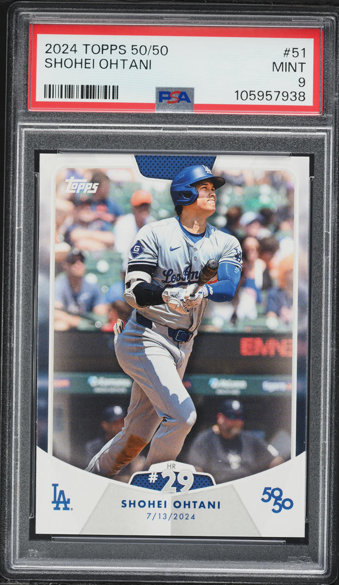 2024 Topps 50/50 Shohei Ohtani #51 PSA 9 MINT