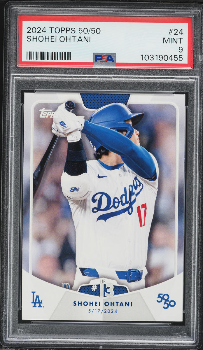 2024 Topps 50/50 Shohei Ohtani #24 PSA 9 MINT
