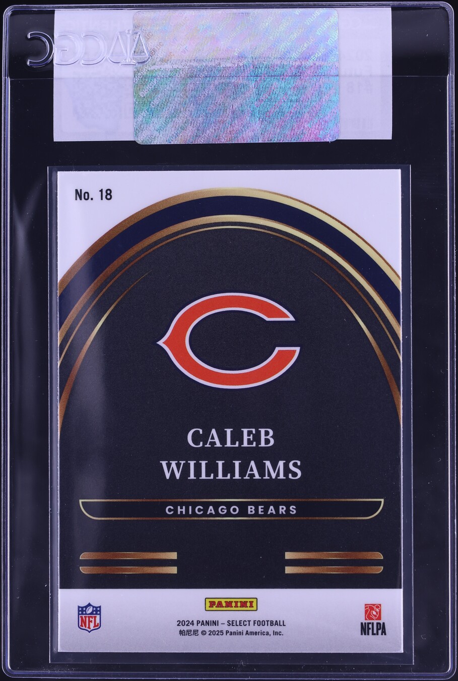 2024 Select Future Caleb Williams ROOKIE #18 CGC AUTH