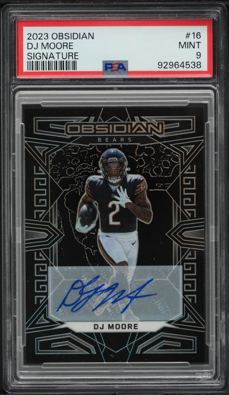 2023 Panini Obsidian Jaxon Smith-Njigba #186 Signature PSA 9 on