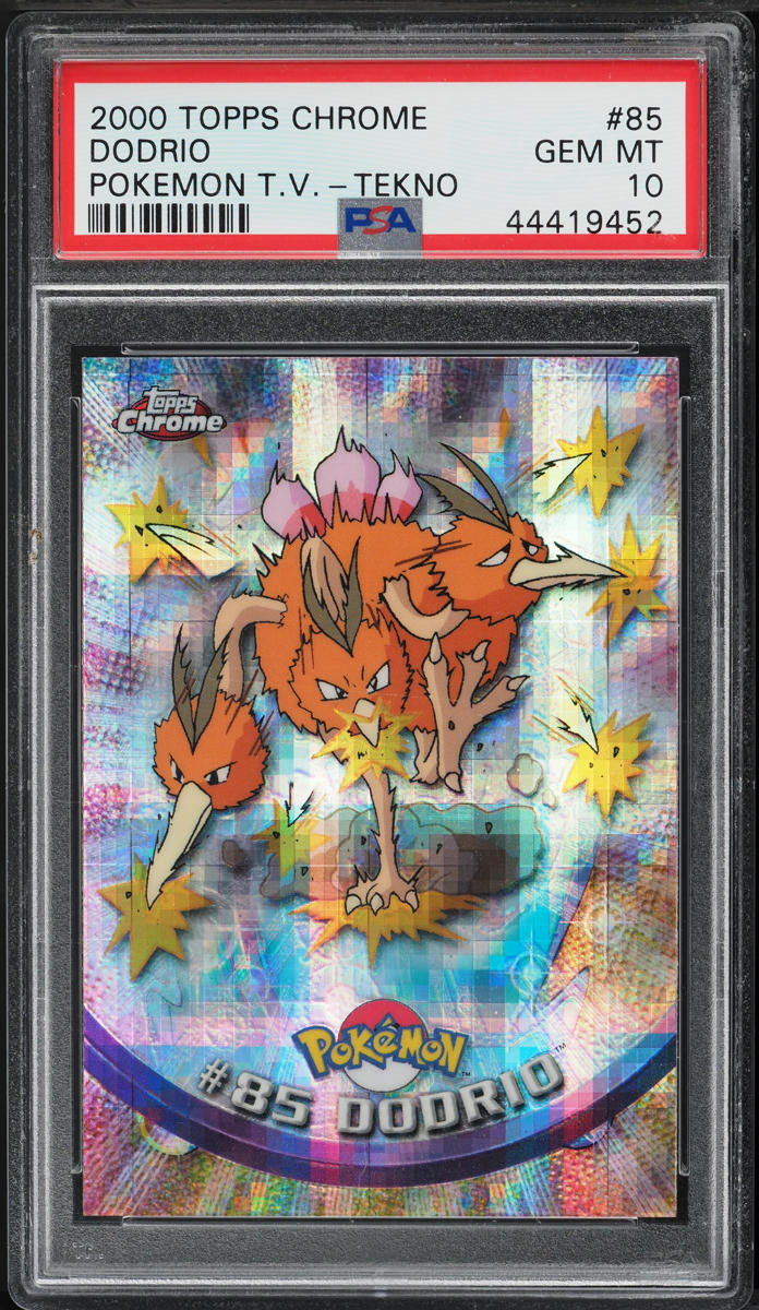 2000 Topps Chrome Pokemon Series 2 Tekno Dodrio #85 PSA 10 GEM MINT