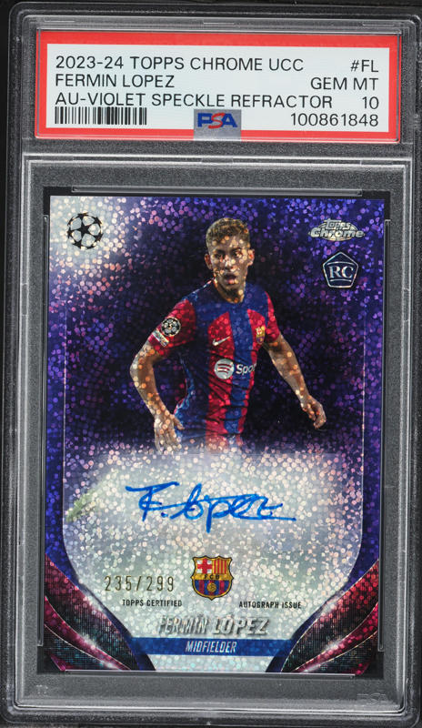 FERMIN LOPEZ #86 FC BARCELONA 2024-25 CROMO MEGACRACKS LA LIGA PANINI 24/25