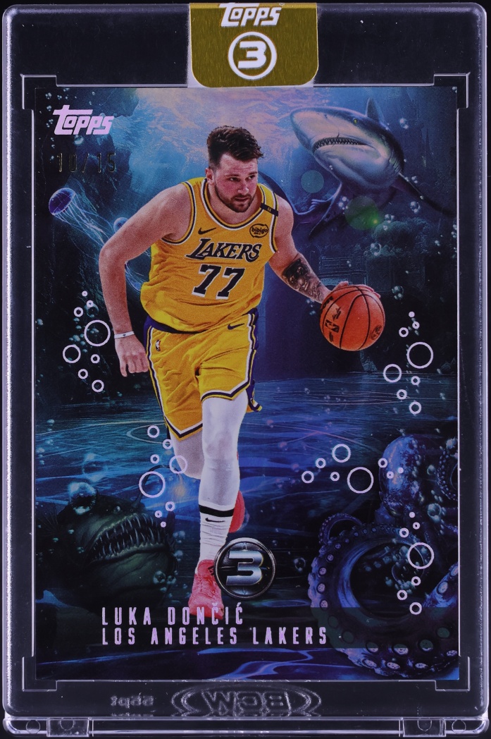 2025 Topps Three Monsters Of The Deep Luka Doncic /15 #MD-15