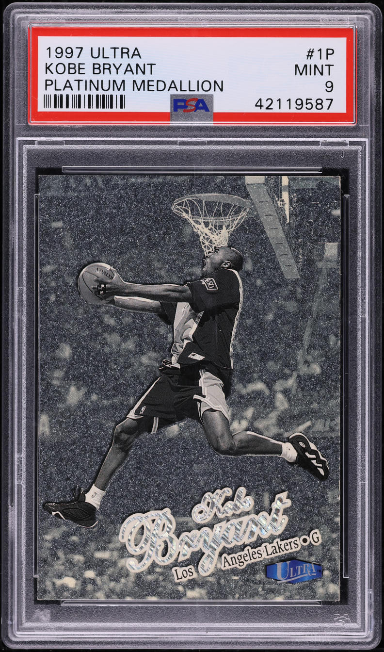 1997 Ultra Platinum Medallion Kobe Bryant /100 #1P PSA 9 MINT