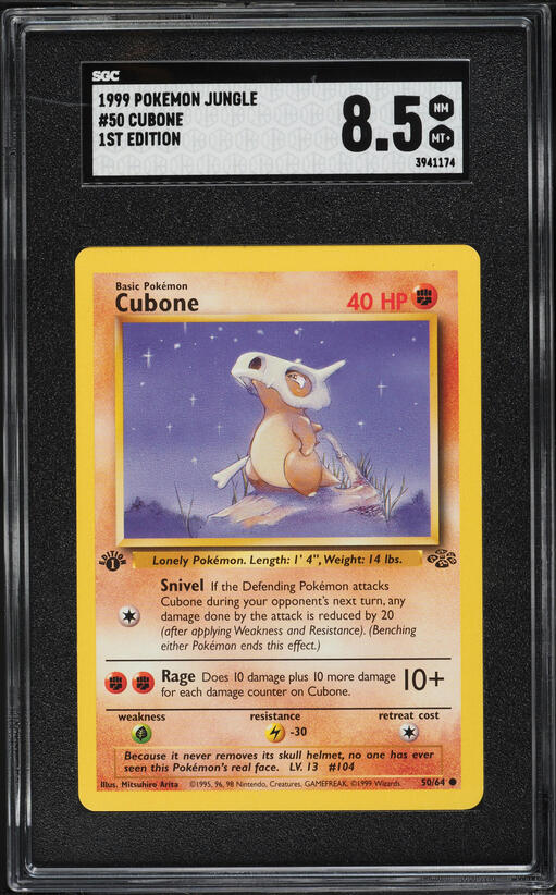 2021 Pokemon Sword & Shield Battle Styles Cubone #69 PSA 9 MINT on