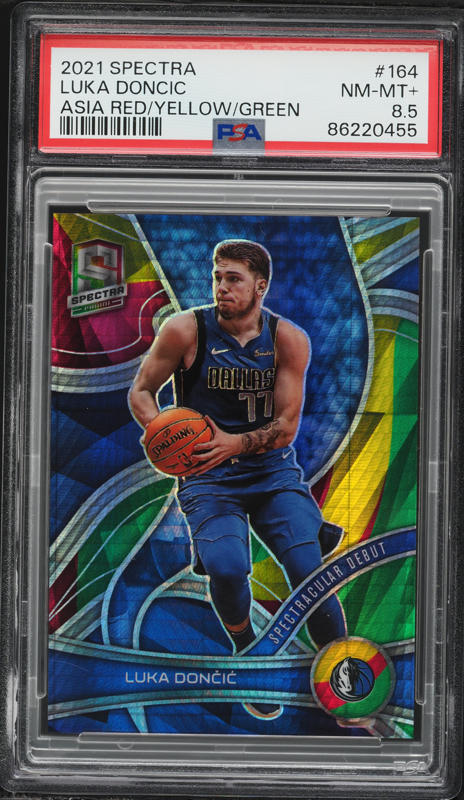 2021 Panini Prizm Prizmatic Fast Break Luka Doncic #27 PSA 10 GEM