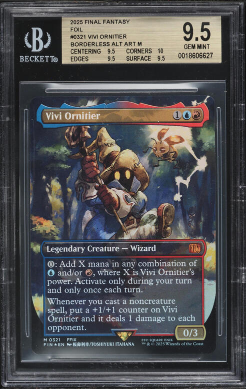 2025 MTG Final Fantasy Borderless Surge Foil Jill Shiva's Dominant