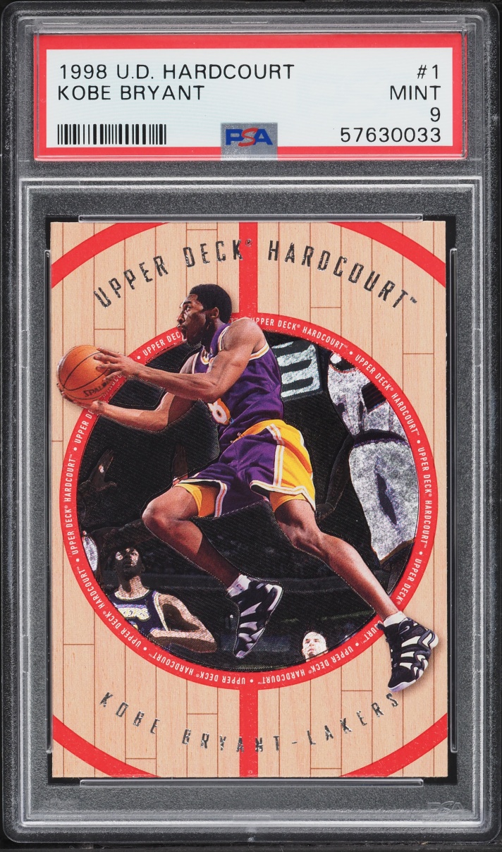1998 Upper Deck Hardcourt Kobe Bryant #8-G PSA 9 MINT