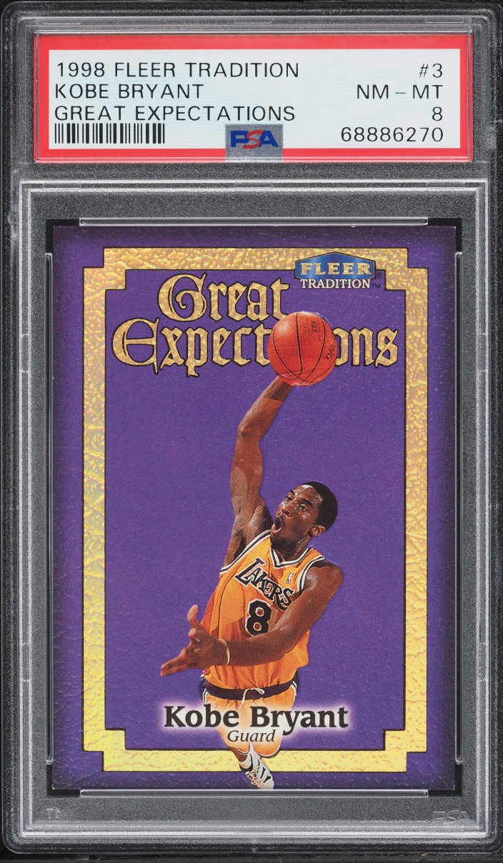 1998 Fleer Tradition Great Expectations Kobe Bryant #3 PSA 8 NM-MT