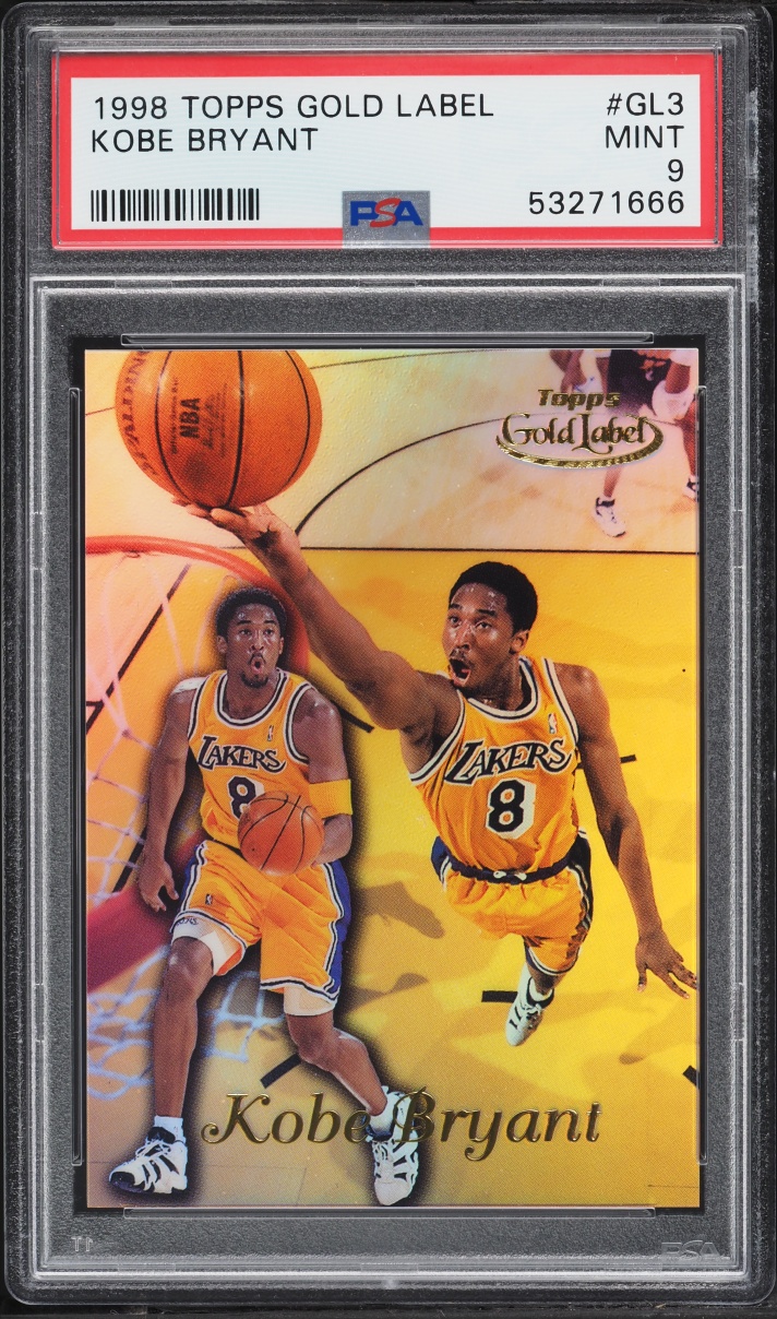1998 Topps Gold Label Kobe Bryant #GL3 PSA 9 MINT