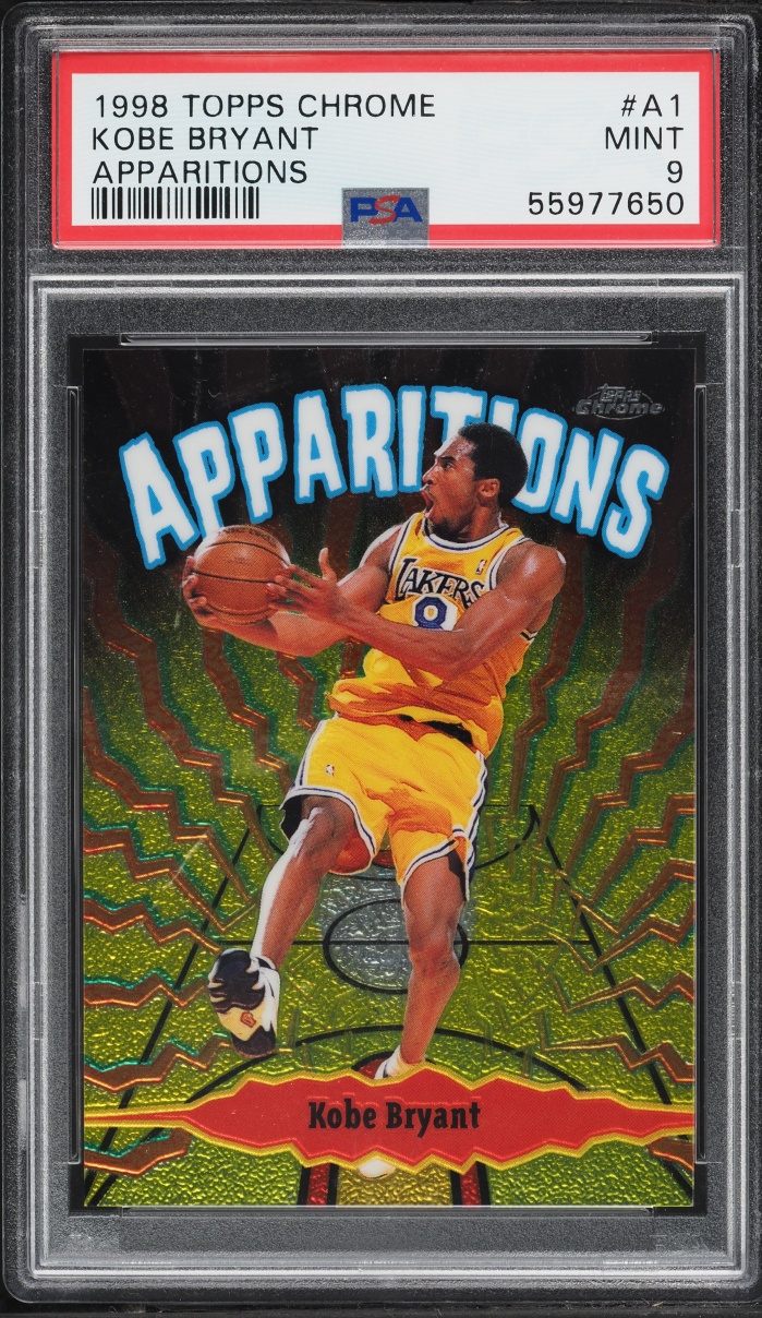 1998 Topps Chrome Apparitions Kobe Bryant #A1 PSA 9 MINT