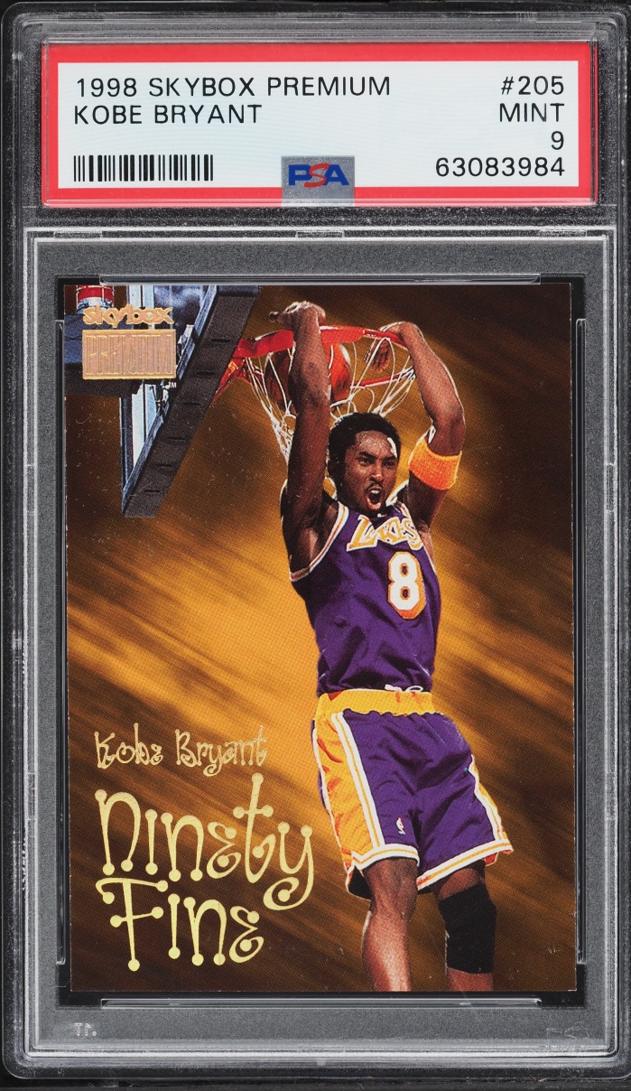 1998 Skybox Premium Kobe Bryant #205 PSA 9 MINT