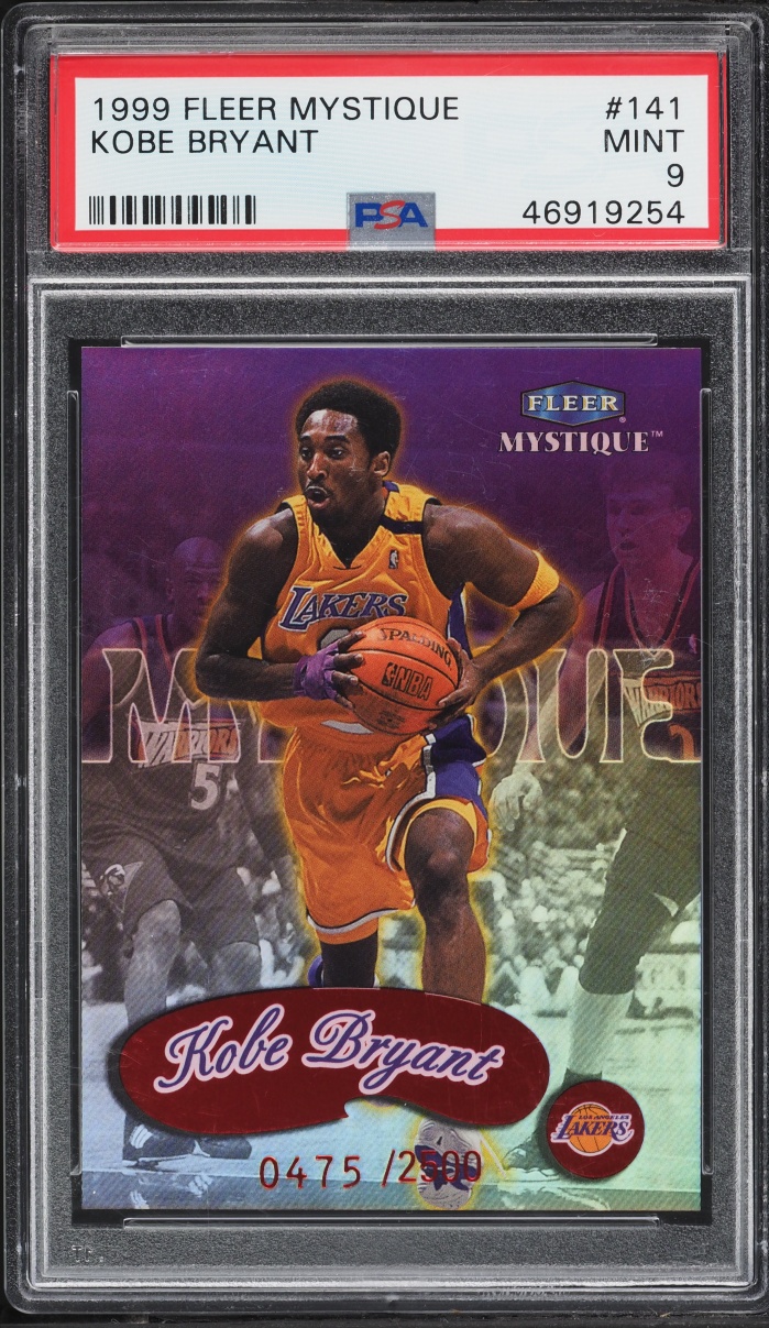 1999 Fleer Mystique Kobe Bryant /2500 #141 PSA 9 MINT
