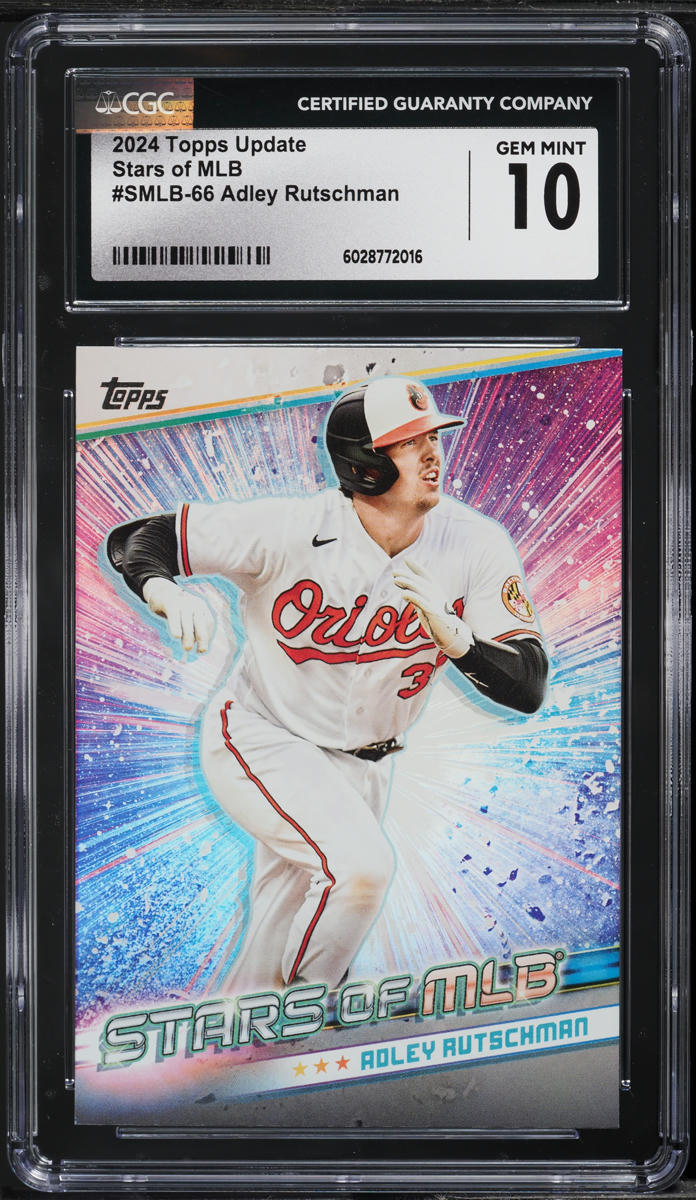 2024 Topps Update Stars Of MLB Adley Rutschman #SMLB-66 CGC 10 GEM MINT