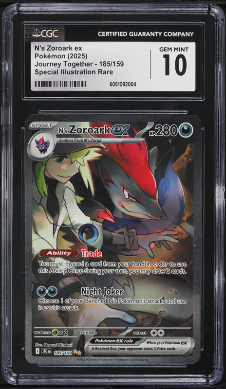 2025 Pokemon Japanese SV Battle Partners Full Art N's Zoroark ex