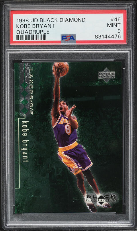 1998 Topps Chrome Kobe Bryant #68 PSA 9 MINT on Fanatics Collect