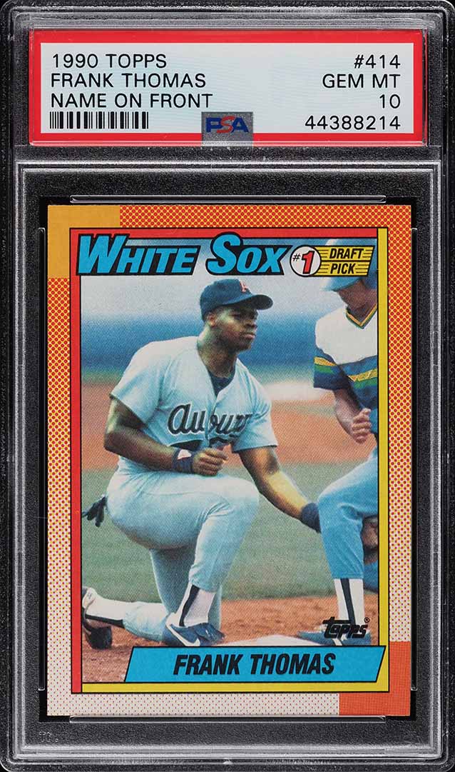 1995 Pinnacle Frank Thomas #302 PSA 10 GEM MINT on Fanatics