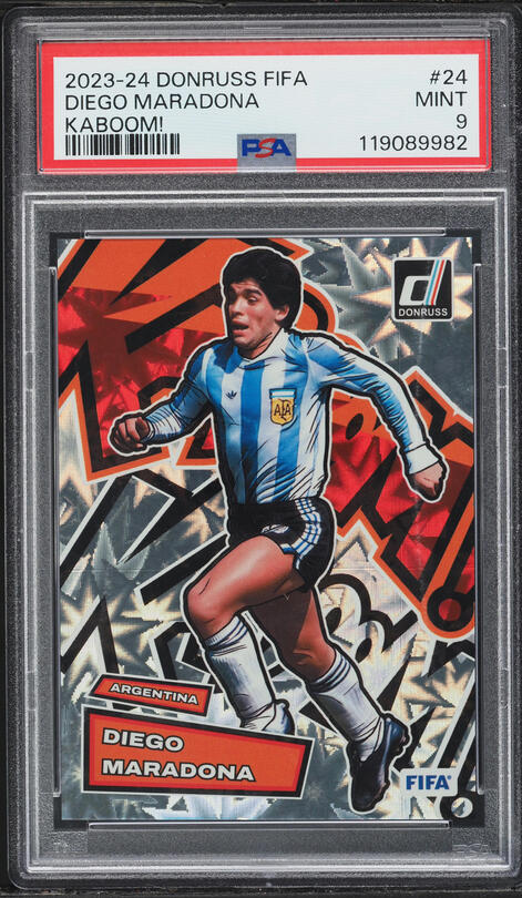 1980 Sportscaster Finnish Diego Maradona #2499 PSA 5 EX on