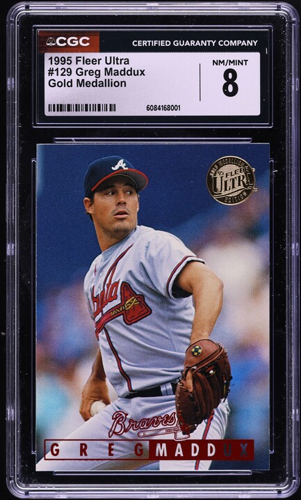 1987 Fleer Update Greg Maddux ROOKIE #68 BCCG 10 on Fanatics Collect