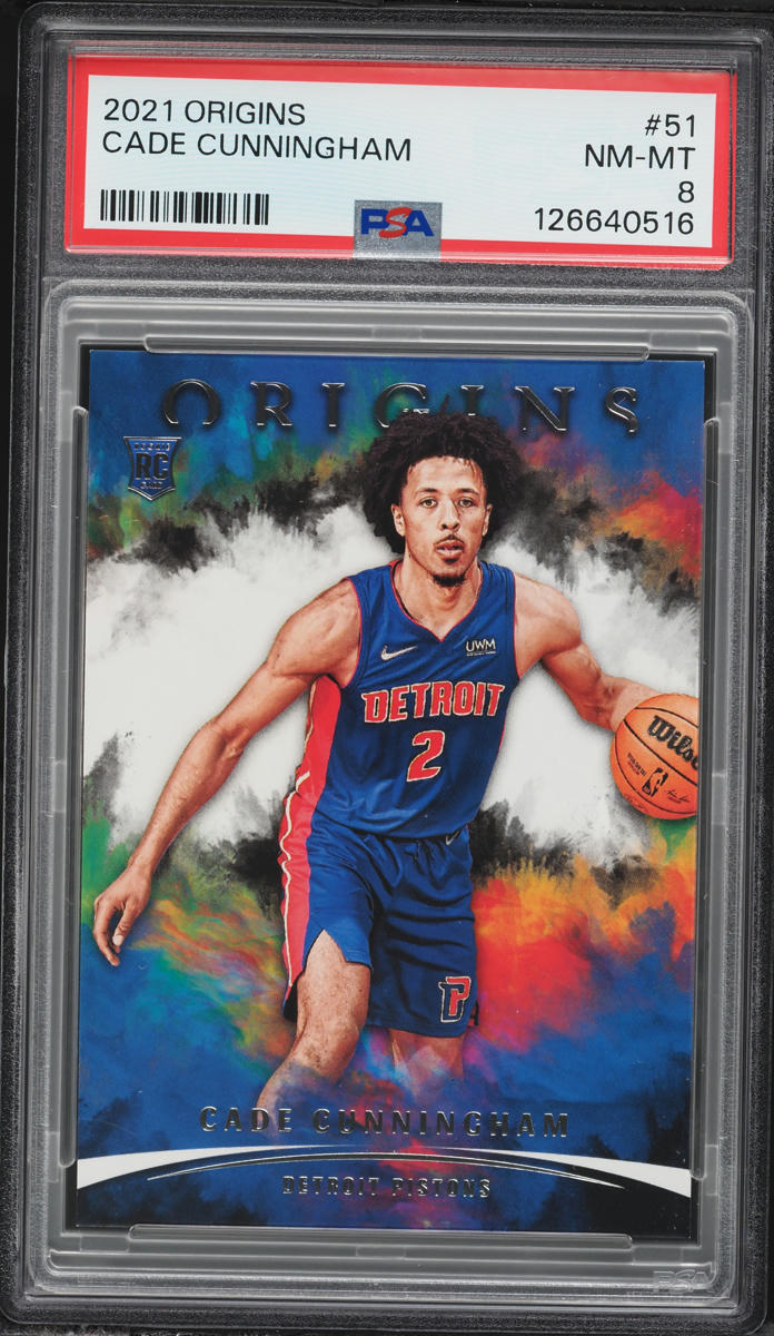 2021 Panini Origins Cade Cunningham ROOKIE #51 PSA 8 NM-MT