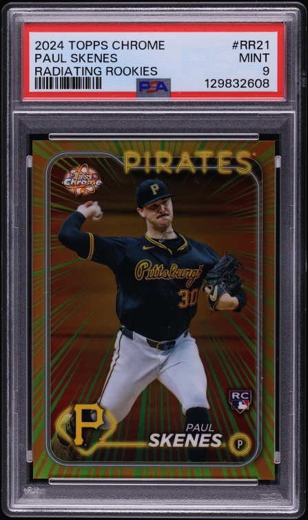 2024 Topps Chrome Radiating Paul Skenes ROOKIE #RR-21 PSA 9 MINT