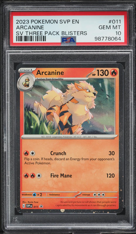 1996 Pokemon Japanese Red Poker Set Nintendo Playing Card Arcanine