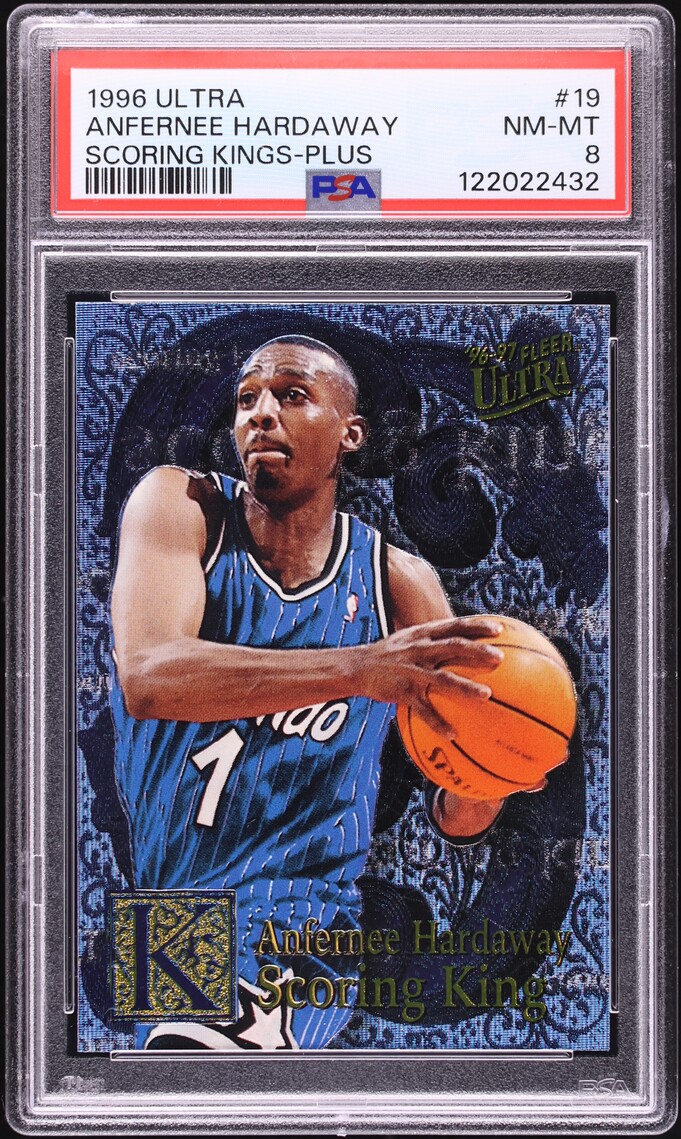 1996 Ultra Scoring Kings Plus Anfernee Hardaway #19 PSA 8 NM-MT - Photo 1