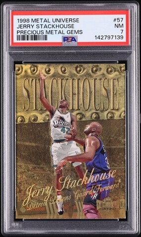 1998 Metal Universe Precious Metal Gems PMG Dennis Rodman /50 #16