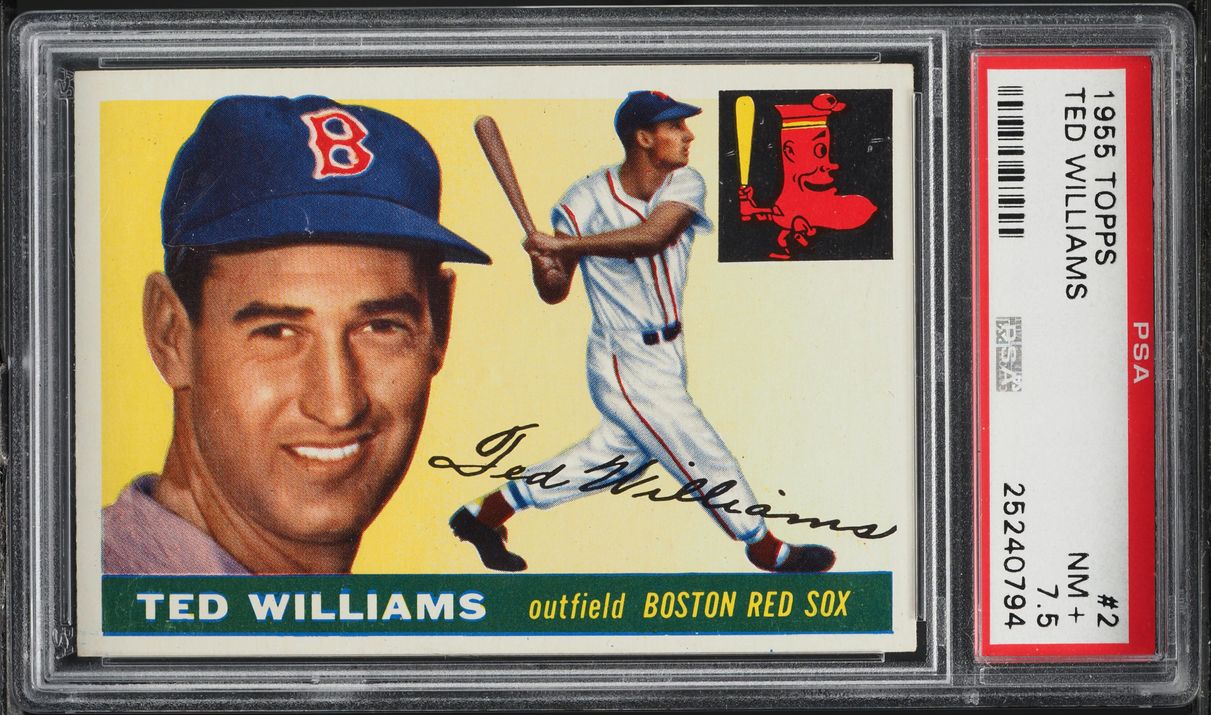 1955 Topps Ted Williams #2 PSA 7.5 NRMT+