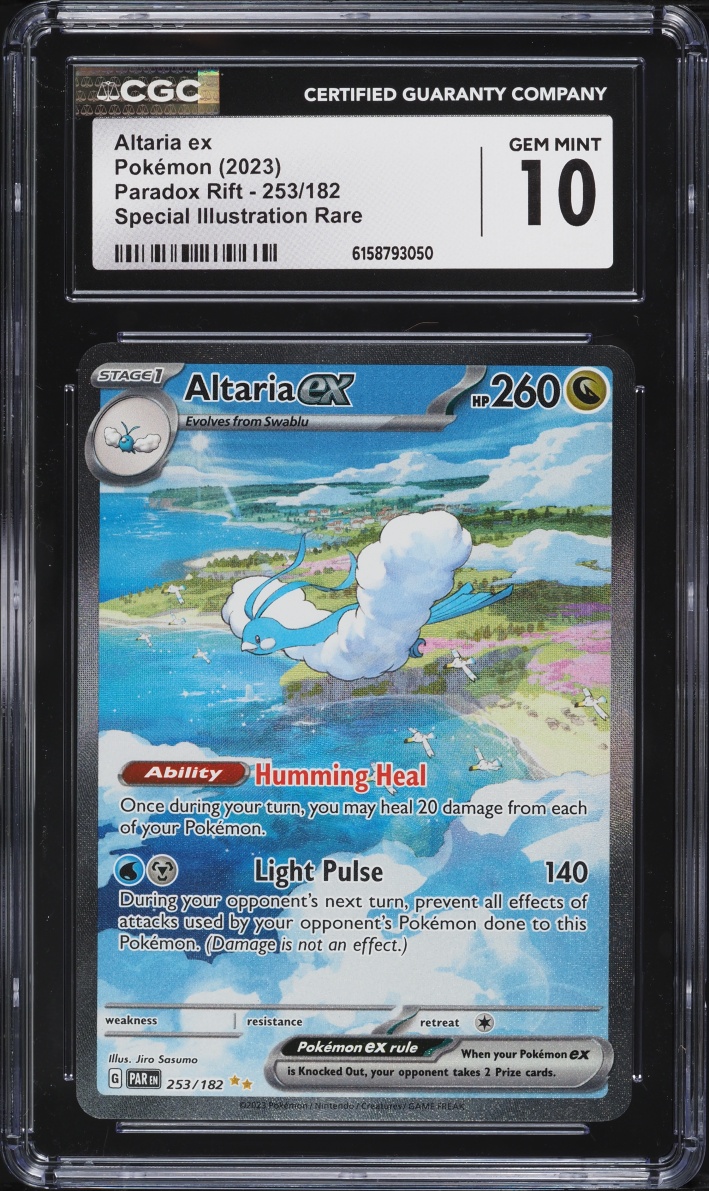 2023 Pokemon Scarlet & Violet Paradox Rift SIR Altaria EX #253 CGC 10 GEM MINT