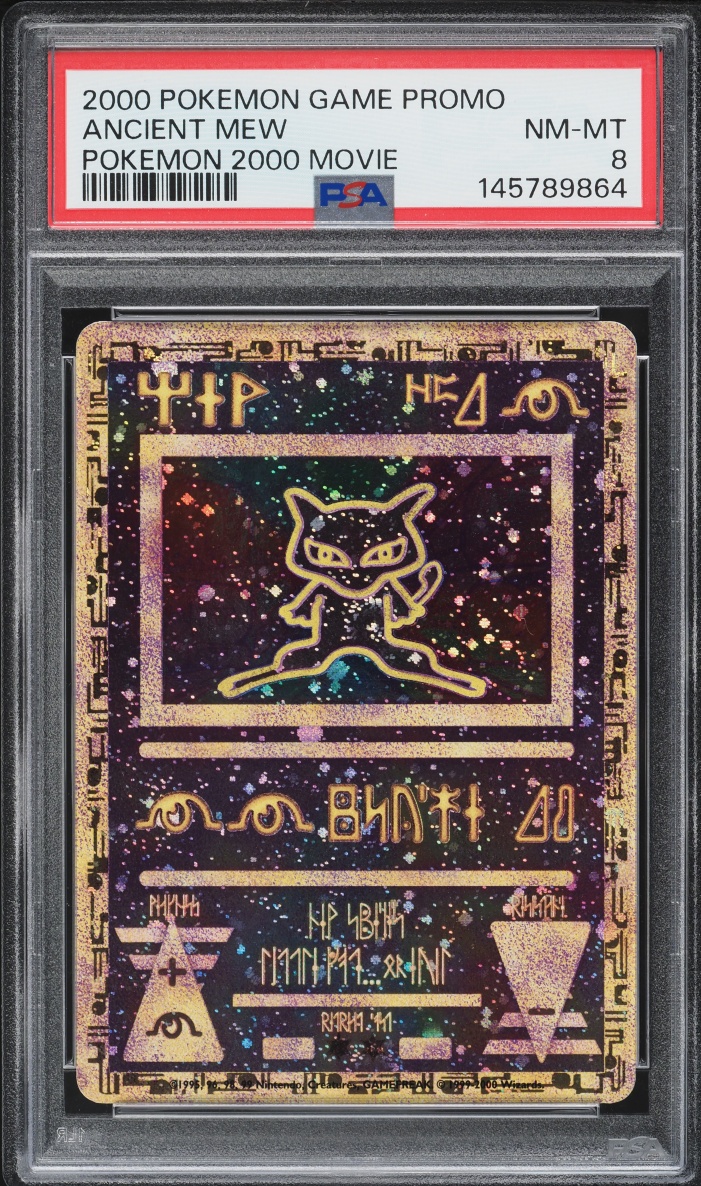 2000 Pokemon Movie Promo Ancient Mew PSA 8 NM-MT