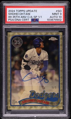 2024 Topps Chrome Sapphire Superfractor SP Variation Shohei Ohtani