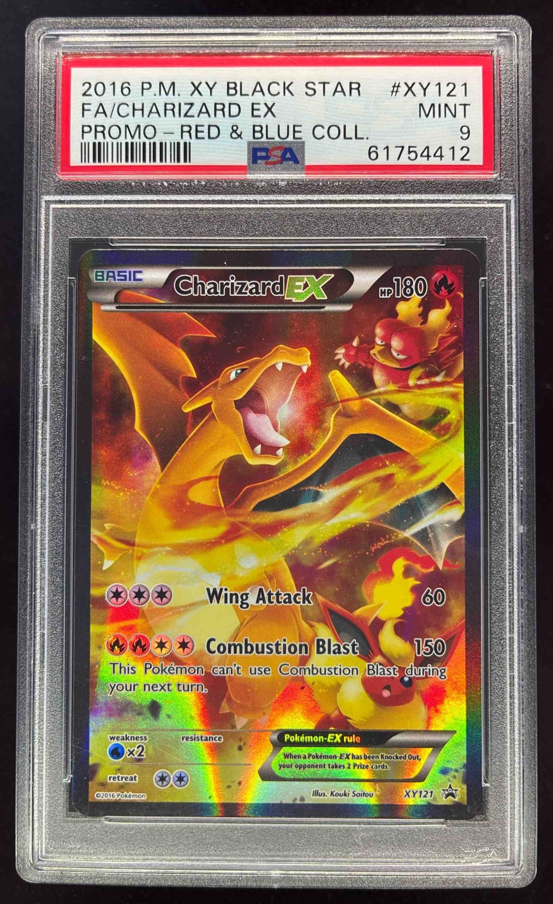 2016 Pokemon Japanese 20th Anniversary 1st Edition Charizard EX