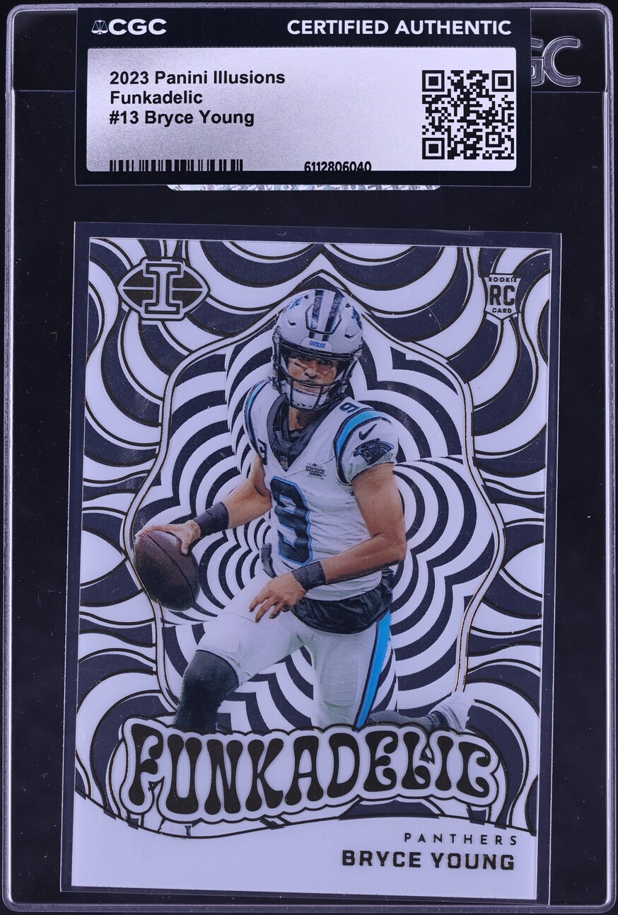 2023 Panini Illusions Funkadelic Bryce Young ROOKIE #13 CGC AUTH