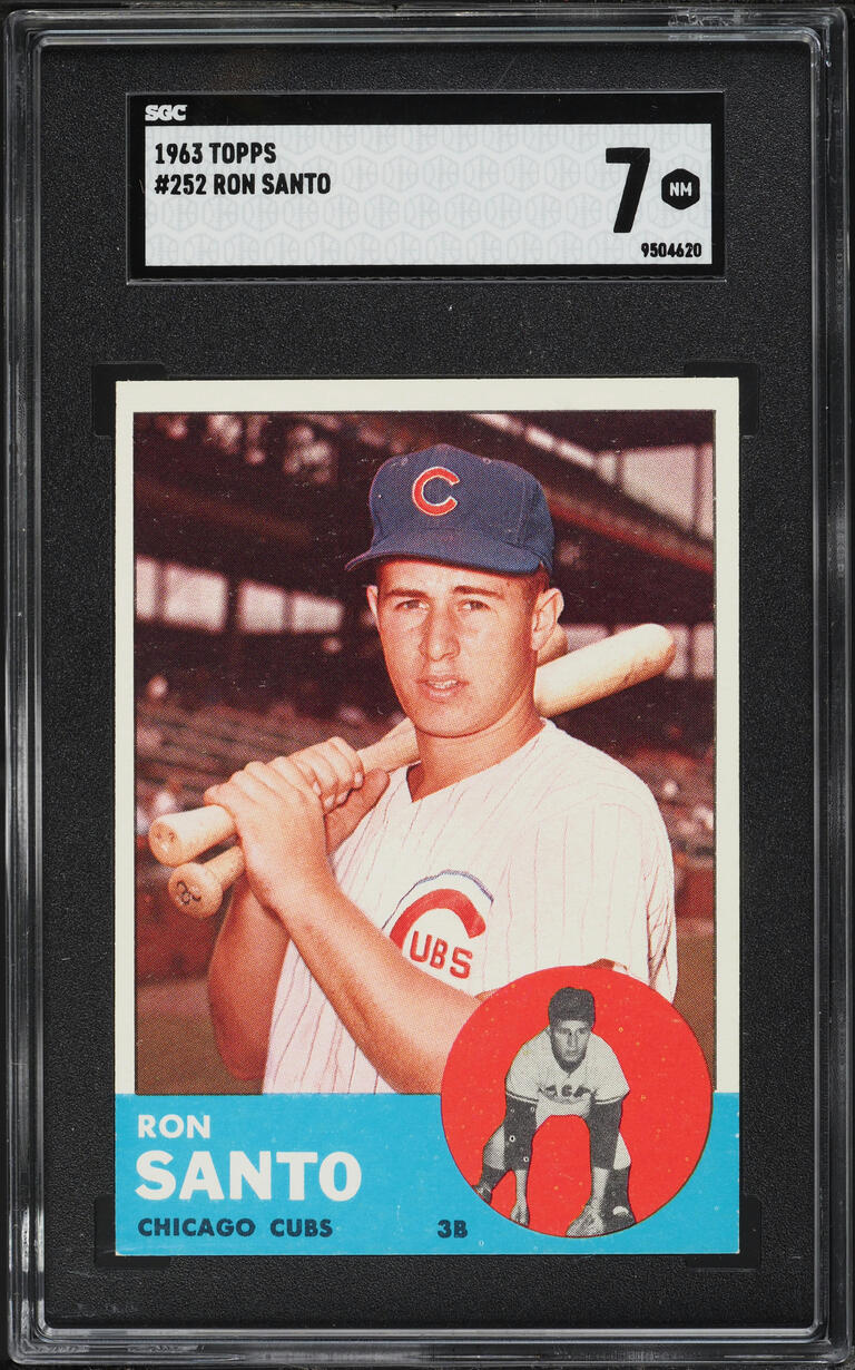 1963 Topps Ron Santo #252 SGC 7 NRMT