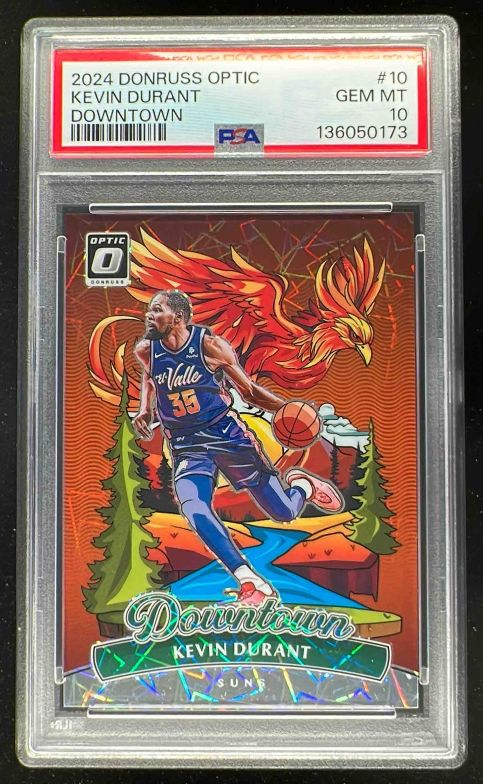 2024 Donruss Optic Downtown Gold Nikola Jokic /10 #9 PSA 10 GEM