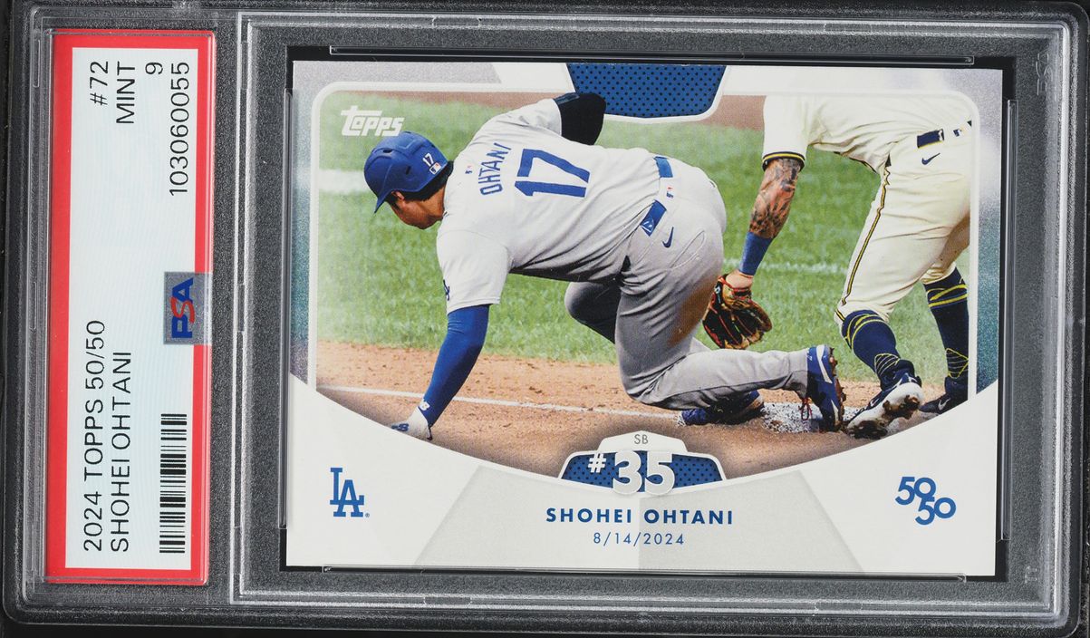 2024 Topps 50/50 Shohei Ohtani #72 PSA 9 MINT