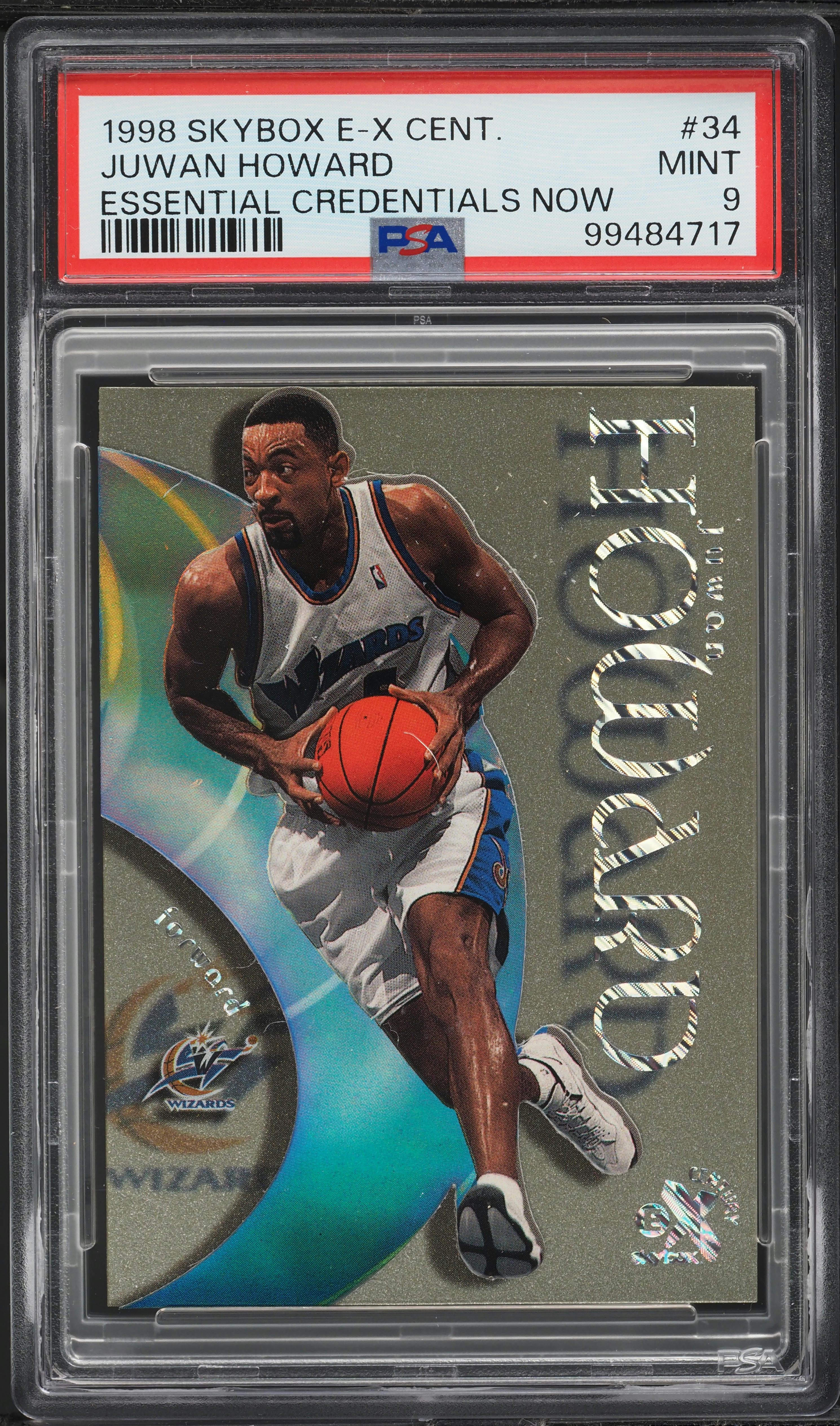 1998 Skybox E-X Century Essential Credentials Now Juwan Howard /34