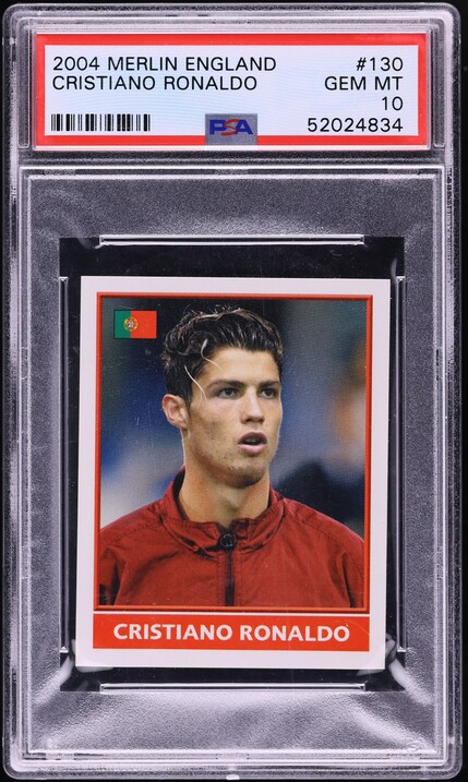2004 SP Authentic Manchester United Cristiano Ronaldo #67 PSA 10