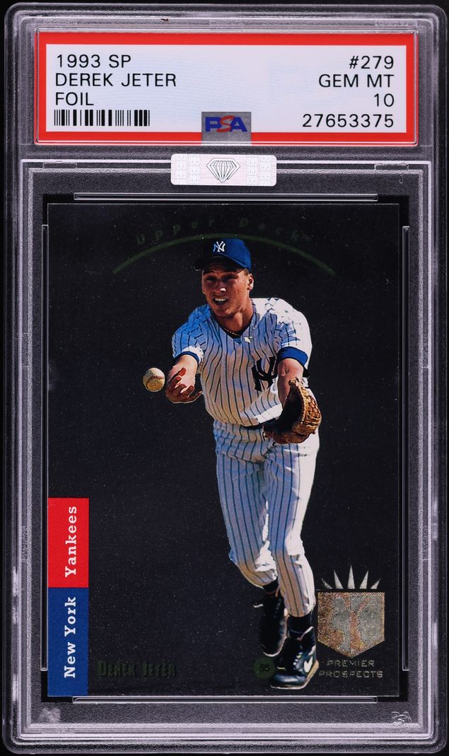 1993 SP Foil Derek Jeter ROOKIE #279 MBA PSA 10 GEM MINT
