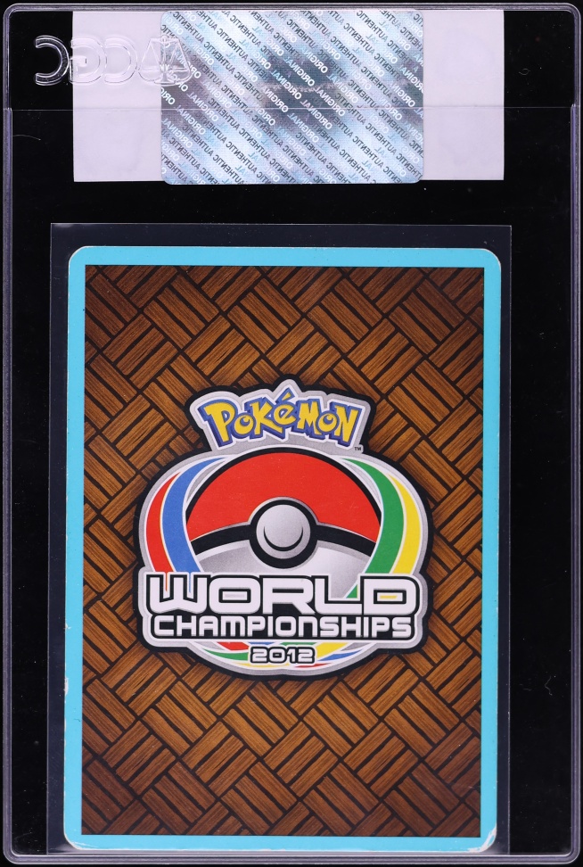 2012 Pokemon World Championship CMT Deck By Zachary Bokhari Celebi #92 CGC AUTH